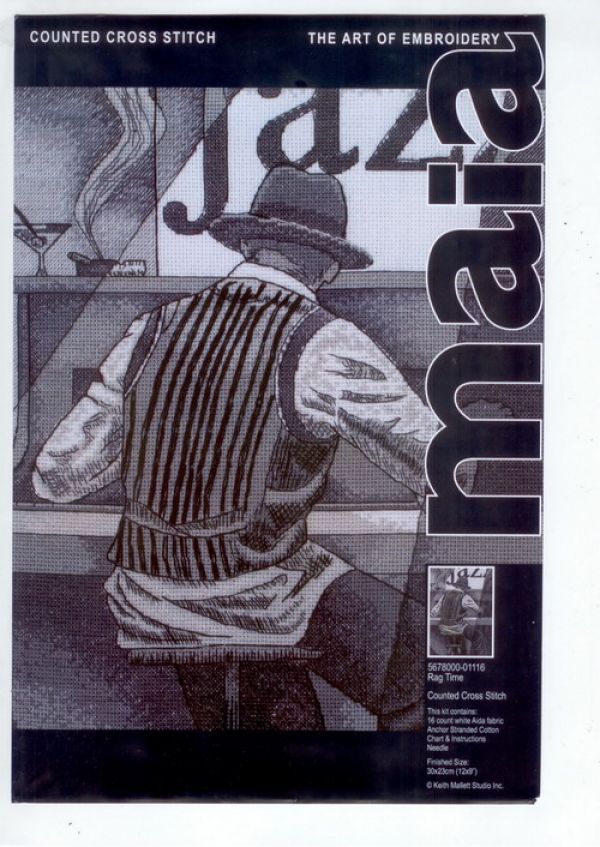 Вышивка крестом Время джаза