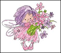 Вышивка крестом Тебе букет!