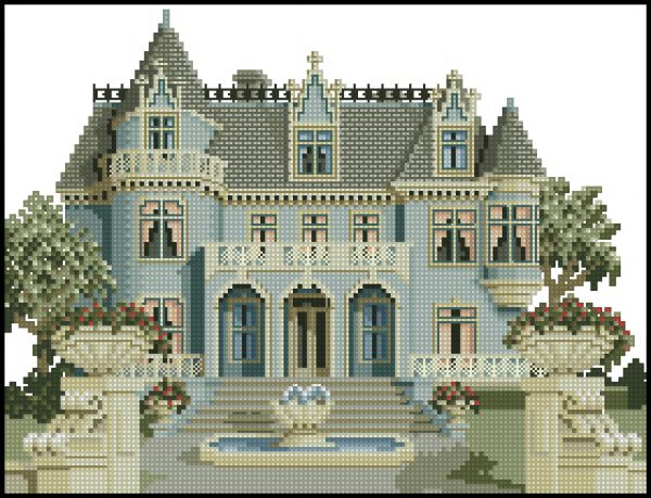 Вышивка крестом Усадьба Кимберли
