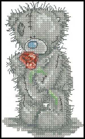 Вышивка крестом С любовью, Тедди