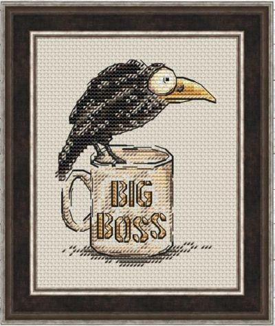 Вышивка крестом Карлуша