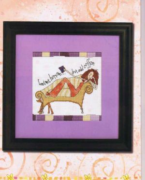 Вышивка крестом Остановись момент