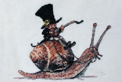 Вышивка крестом Неспешная музыка