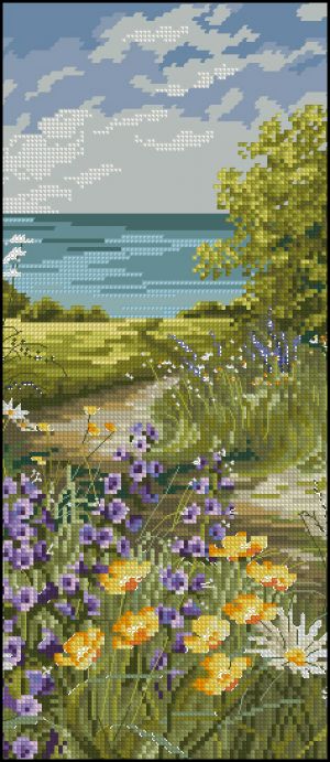 Вышивка крестом Дикоцветье