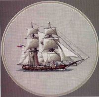 Вышивка крестом Tall ship Niagara