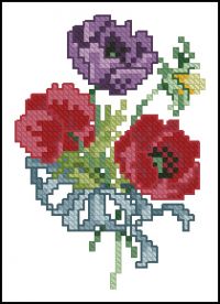 Цветочная открытка