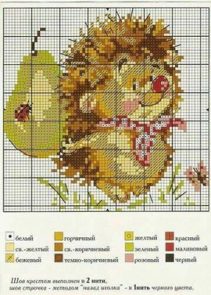 Ёжик и груша