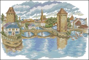 схема вышивки крестом страсбург 