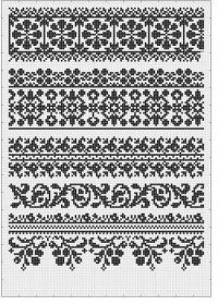 Вышивка крестом Орнамент для сорочки-2