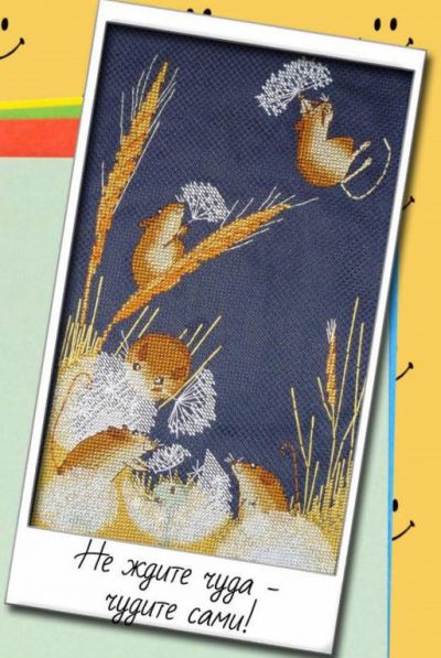 Вышивка крестом Не ждите чуда, чудите сами