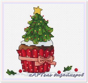 Новогодняя пироженка