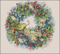Dimensions 35028 Berry Wreath Welcome