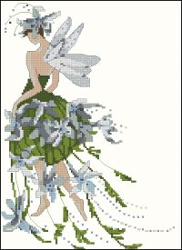 Вышивка крестом Фея-жасмин