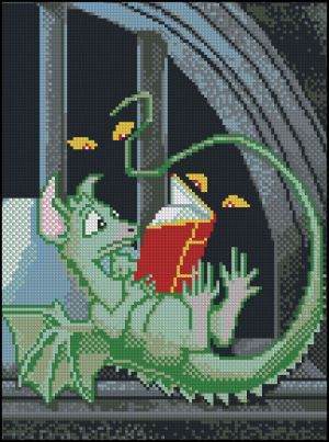 Вышивка крестом Страшная сказка