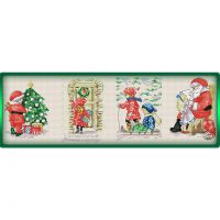 схема вышивки крестом новогодние окрытки