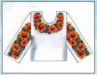 Вышиванка с подсолнухами