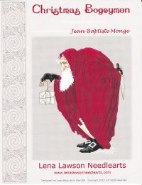 схема вышивки крестом Рождественский Бугимен