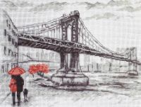 Вышивка крестом Бруклинский мост