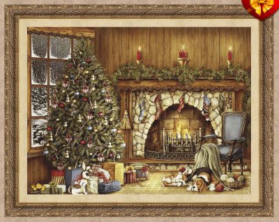 Вышивка крестом Уютный праздник
