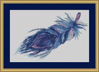 Вышивка крестом Перо исполнения желаний