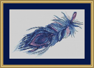 Вышивка крестом Перо исполнения желаний