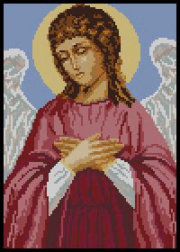 Вышивка крестом Ангел Хранитель