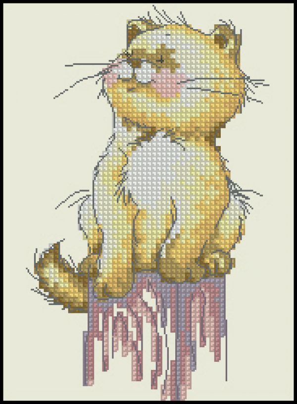 Вышивка крестом Красавчик