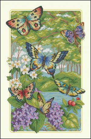 Dimensions 35223 Butterfly Forest