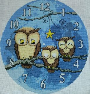 Часы с совами
