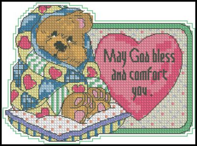 Вышивка крестом Мой любимый мишка