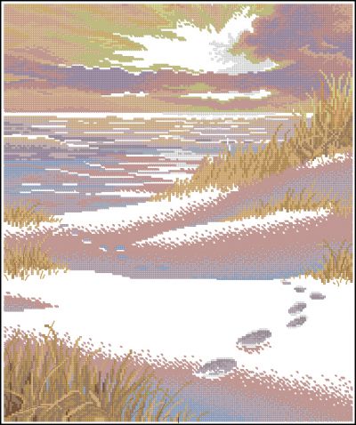 Вышивка крестом Иду за тобой