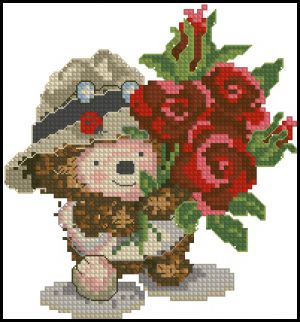 схема для вышивки крестом Для Эмили