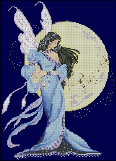 Вышивка крестом Лунная фея