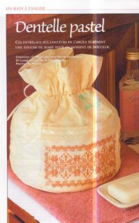 Вышивка крестом Пастельные кружева