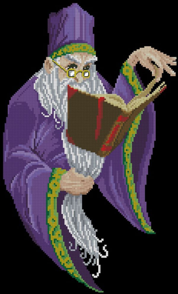 Вышивка крестом Волшебник