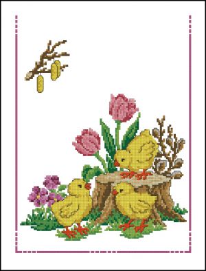 Весенние цыплята