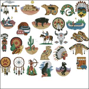 Индейские мини-мотивы