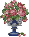 EMS047a Pink Roses in Cup