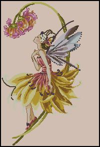 Вышивка крестом Цветочная фея