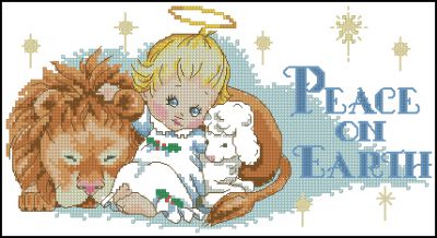 схема вышивки крестом мир на земле