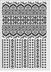 Вышивка крестом Орнамент для сорочки-1