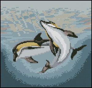 Пара дельфинов