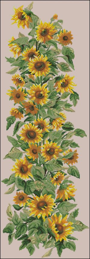 Вышивка крестом Супер подсолнух