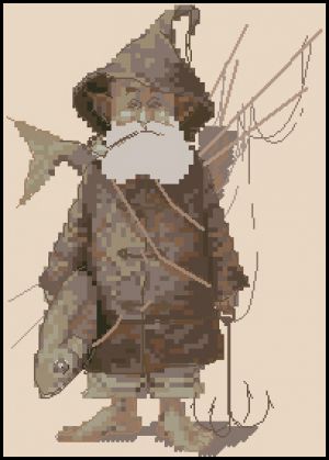 Гном - рыбак