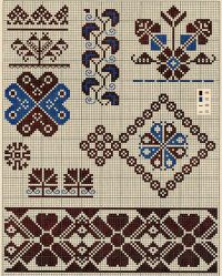 Вышивка крестом Орнаменты-6