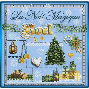 Новогодний семплер - подушка