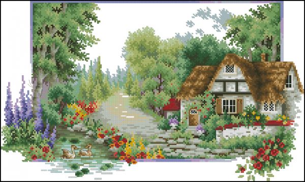 Вышивка крестом Лето