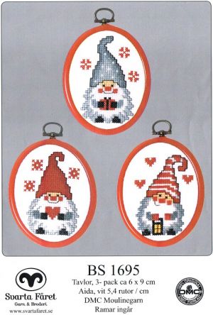 Вышивка крестом Забавные гномы