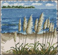 Вышивка крестом Морское побережье