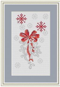схема вышивки рождественский букет